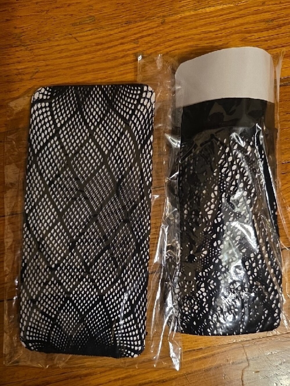 Black Fishnet & Lace Legwear Set - 5 Pack - Picture 2 of 5